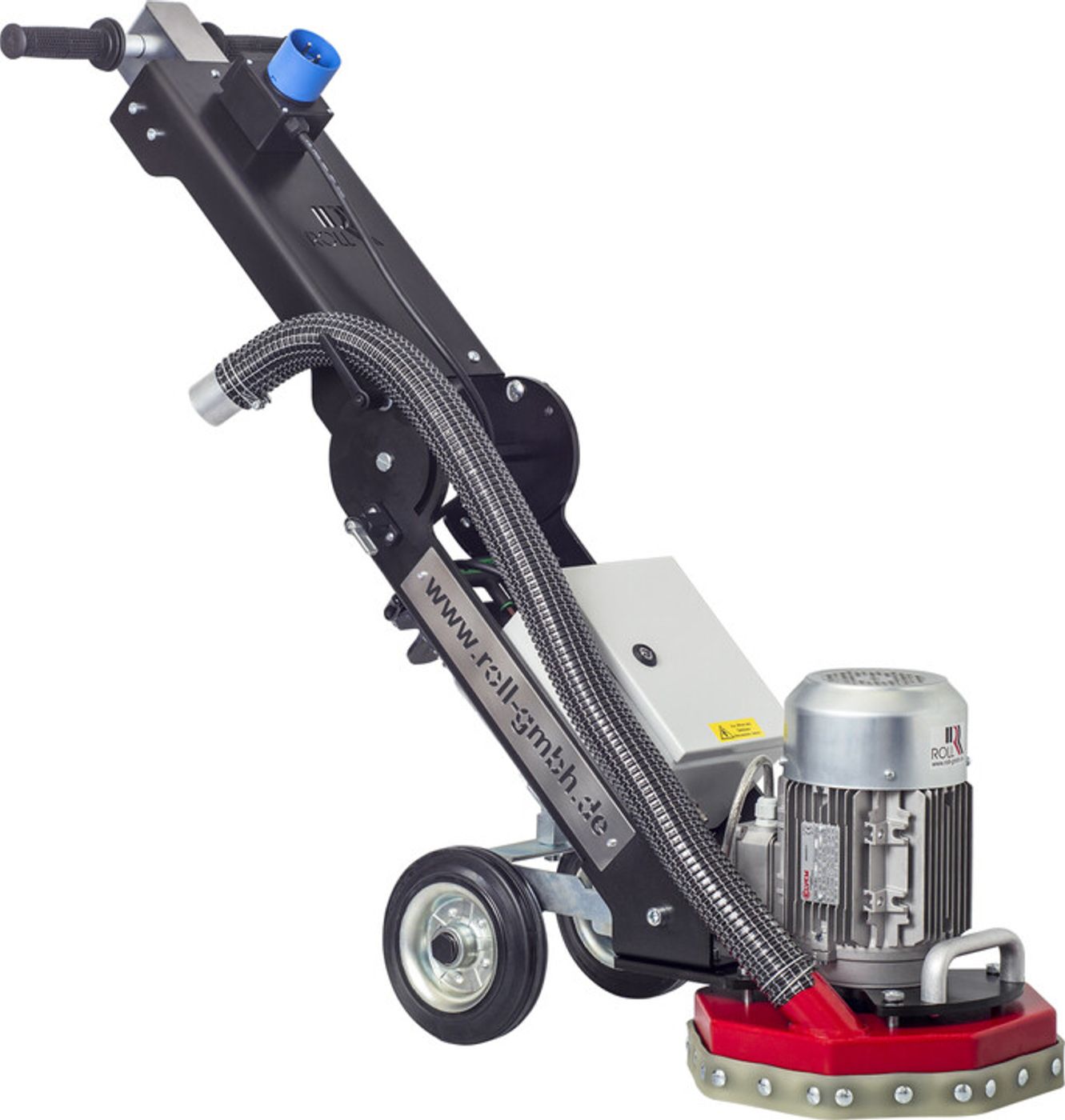 Slipemaskin til betong med skive