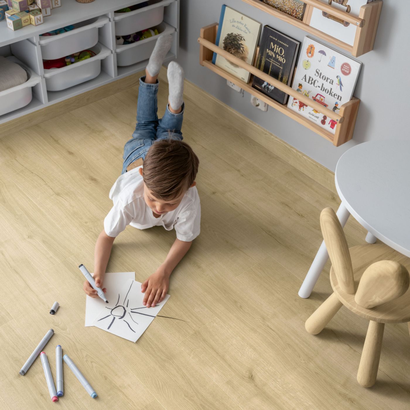 Vinylgulv Pergo Glomma Pad Pro Bright Hill Oak