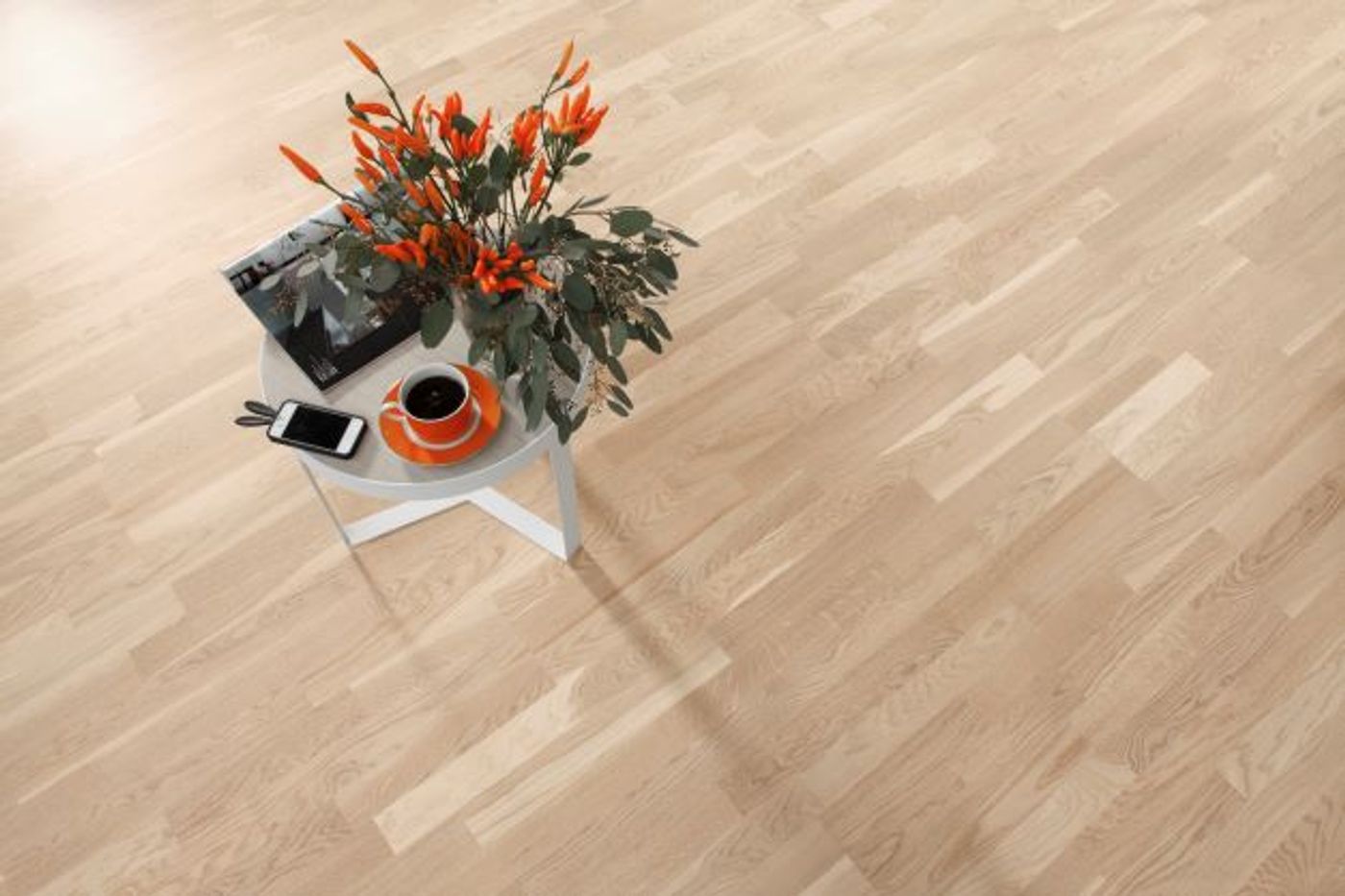 VAREPRØVE - Parkett Tarkett Cream White Oak 3-Stav