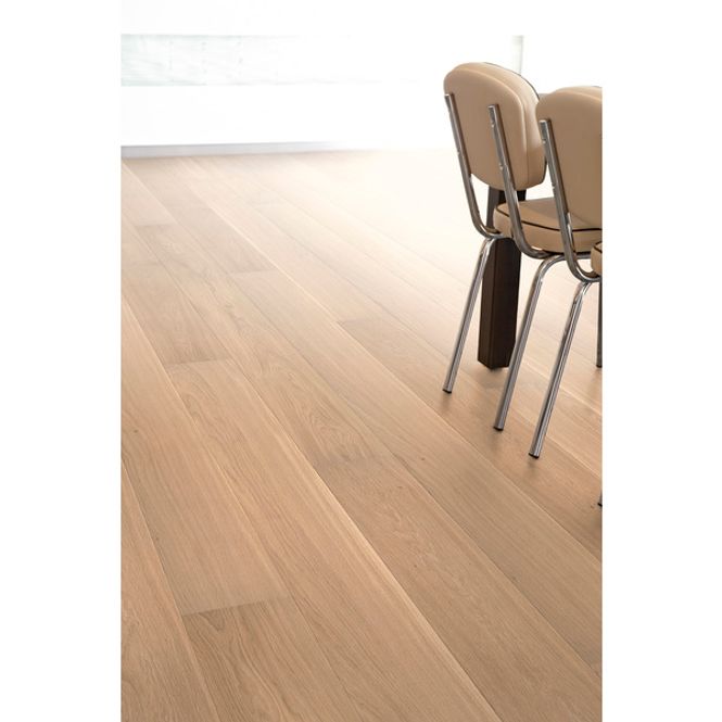 Hovedbilde Boen Eik Hvit Andante Plank 181 Matt Lakk Parkett