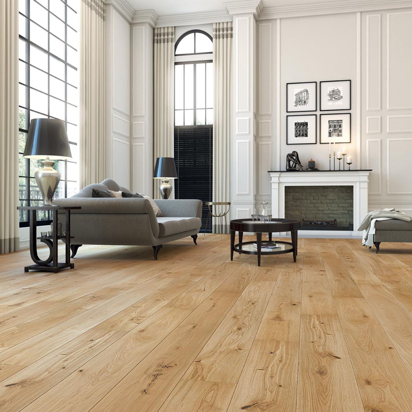 Parkett Saga Natural Eik Bliss 1-Stav