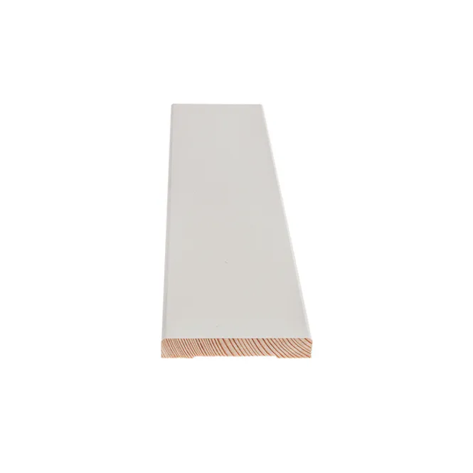 Hovedbilde Furu Karmlist Slett Klassisk Hvit 12x70x4400