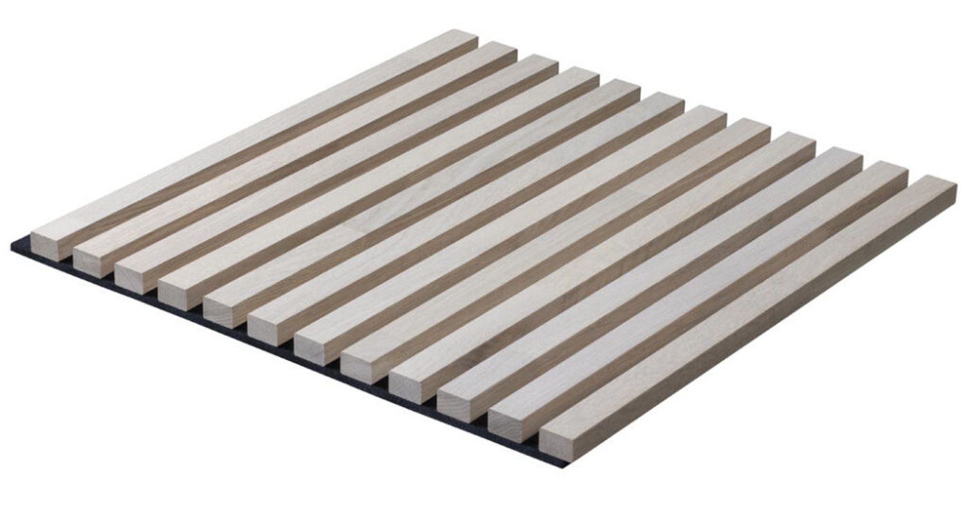 RO SMAL Spilepanel Eik hvitpigmentert 30x600x2390
