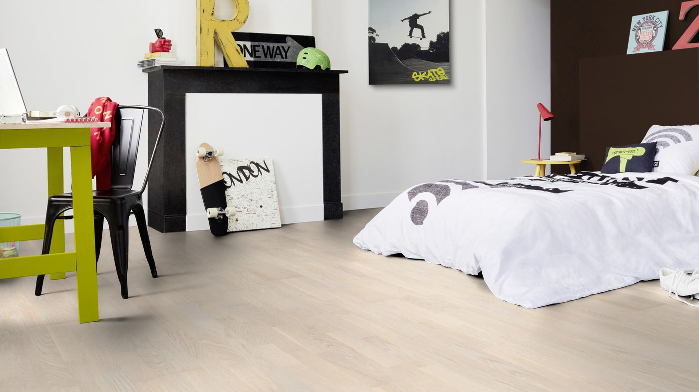 Parkett Tarkett Grace - Eik White Lace 3-stav